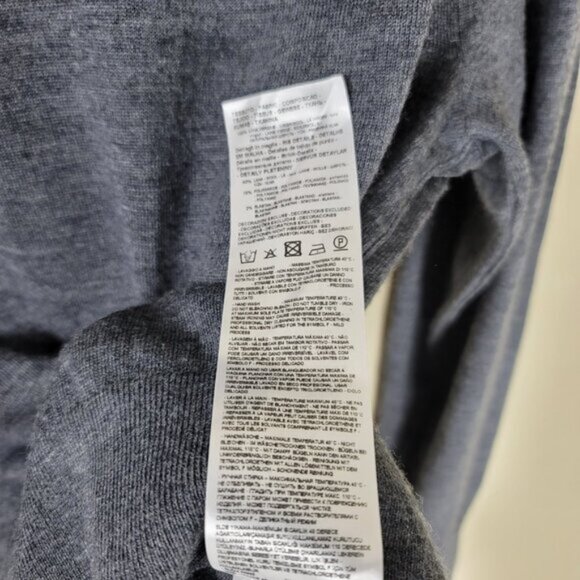 Armani Exchange Pullover Sweater Wool Mens Sustainable Size L - Picture 9 of 12